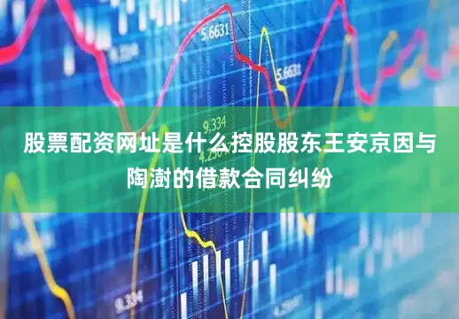 股票配资网址是什么控股股东王安京因与陶澍的借款合同纠纷